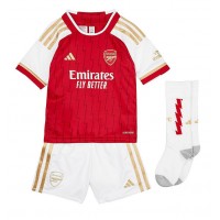Echipament fotbal Arsenal Bukayo Saka #7 Tricou Acasa 2023-24 pentru copii maneca scurta (+ Pantaloni scurti)